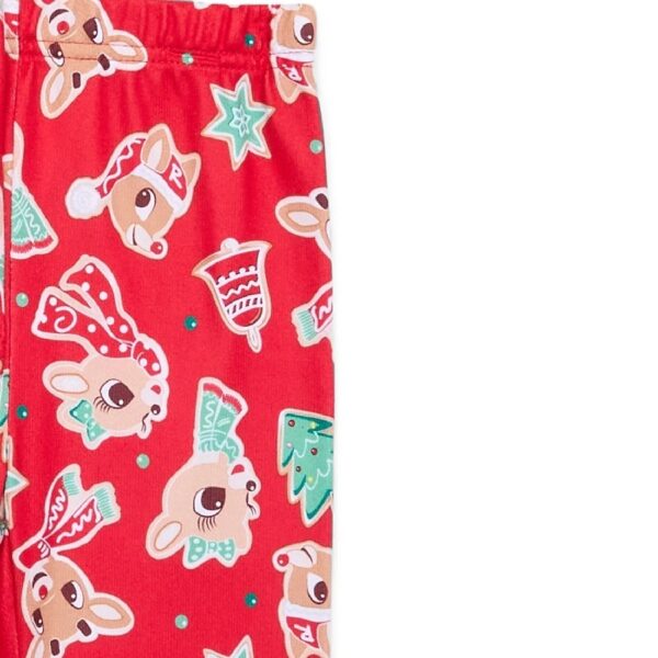 Character Toddler Christmas Snug Fit Top and Pants, 2-Piece Pajama Set, Sizes 12M-5T