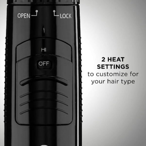 2-in-1 Hot Air Curling Combo, Includes 1.5