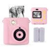 InstaPrint Digital Camera, 12MP,  4 Games, 2 Rolls of Paper, Instantly Prints 2