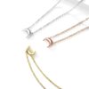 Dainty Heart Necklace Sterling Silver Charm Necklace Pendant Jewelry Gift for Women Mom