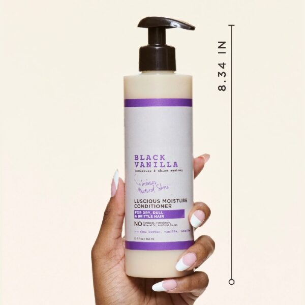 (2 pack) Black Vanilla Moisturizing Conditioner for Dry Hair with Shea Butter, 12 fl oz