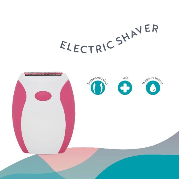 (3 pack) Electric Shaver, Female Electric Shavers, Battery Operated, Color and Pattern May Vary
