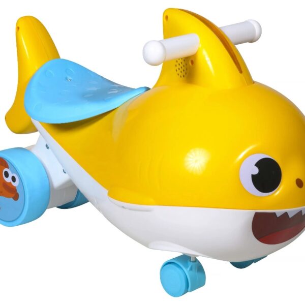 Baby Shark Foot-to-Floor Unisex Kids Ride-on for Age 1.5-3 Years