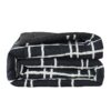 7 Piece Reversible Bed in a Bag Comforter Set with Sheets, Black, Queen