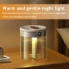 Dreamzy Humidifier 2025 New, Dreamzy Humidifiers for Bedroom Large Room and Bedroom Small, Dreamzy Humidifier Copper Coil, Small Table Top Humidifiers for Bedroom, Desktop Humidifier (B-Pink)