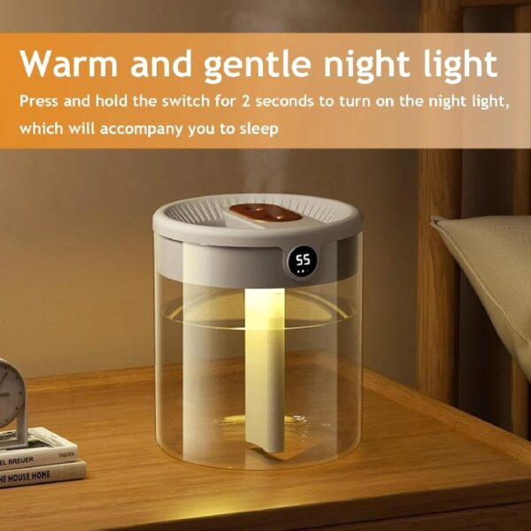 Dreamzy Humidifier 2025 New, Dreamzy Humidifiers for Bedroom Large Room and Bedroom Small, Dreamzy Humidifier Copper Coil, Small Table Top Humidifiers for Bedroom, Desktop Humidifier (B-Pink)