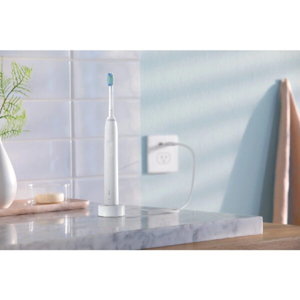 3100 Power Toothbrush, Rechargeable Electric Toothbrush with Pressure Sensor, Black HX3681/04