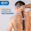 Electric Back Shaver and Hair Trimmer for Men Body Groomer with Extendable Back Blade Electric Razor for Hard to Reach Areas Back Shavers and Manscaping Tool for Men Battery Powered