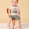 Baby & Toddler Boys 4Pc Short Sleeve Snug Fit Sleepwear, Size 9 Months-5T