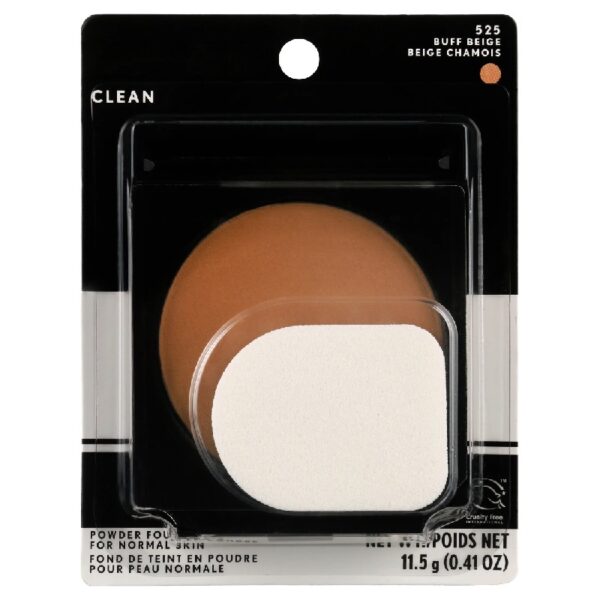 (4 pack) Clean Simply Powder Foundation, 505 Ivory, 0.44 oz, Anti-Aging Foundation
