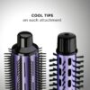 2-in-1 Hot Air Curling Combo, Includes 1.5