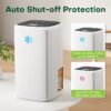 Dehumidifier for Home (280 sq. ft), 37Oz Water tank,Portable and Quiet with Auto Shut Off