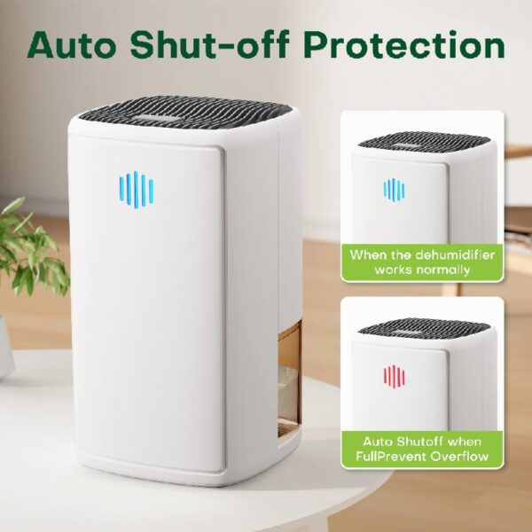 Dehumidifier for Home (280 sq. ft), 37Oz Water tank,Portable and Quiet with Auto Shut Off