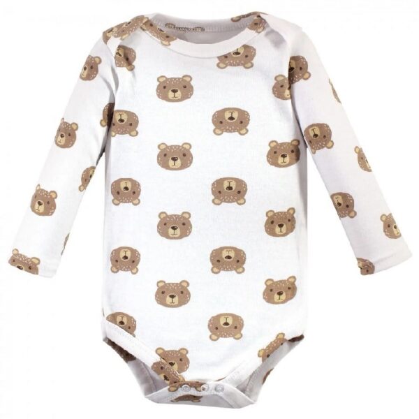 Cotton Long-Sleeve Bodysuits, 5-Pack, Newborn- 24 Months