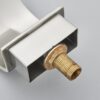 Widespread Bathroom Basin Faucet Crystal Handle Sink Mixer Tap Chrome Finish