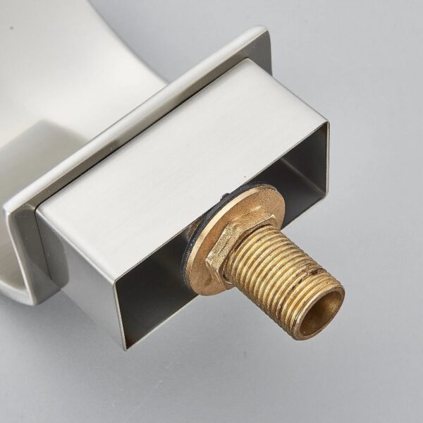 Widespread Bathroom Basin Faucet Crystal Handle Sink Mixer Tap Chrome Finish
