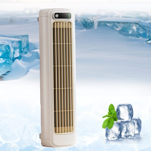 Portable Wall Mounted Airs Conditioners, No Drilling Kitchen Wall Air Conditioner Fan, 2025 New Plug in Air Conditioner, Wall Mounted Fan, for Kitchen, Bedroom, Office (Blue)