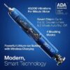 Black Series Electric Toothbrush - Rechargeable, 4 Modes, Travel Case, 8 Brush Heads