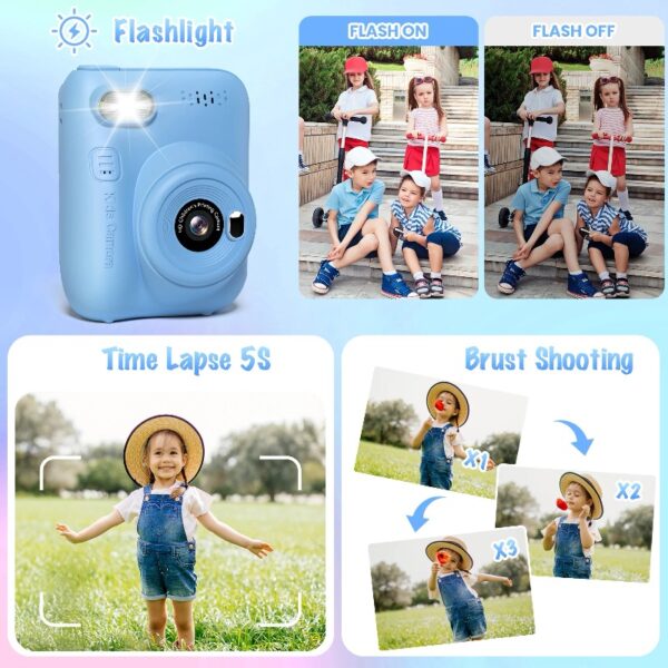 Instant Print Camera for Kids, 3.0