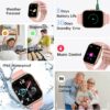 Smart Watch for Android and iPhone,  Answer/Make Call Smartwatch for Men Women Waterproof, 23 Sport Modes, Fitness Activity Tracker, Pink