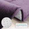 Nestl Set of 3 Absorbent Memory Foam Bath Mat Bathroom Rugs, Gray, Large 20
