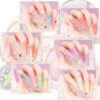 Candy Lover Gel Nail Polish Kit with UV LED Lamp, 12 Colors Cute Lady Gel Polish Starter Kit, All-in-One Quick Dry Soak Off Nail Gel Manicure Kit with DIY Tools Valentine Gift for Women