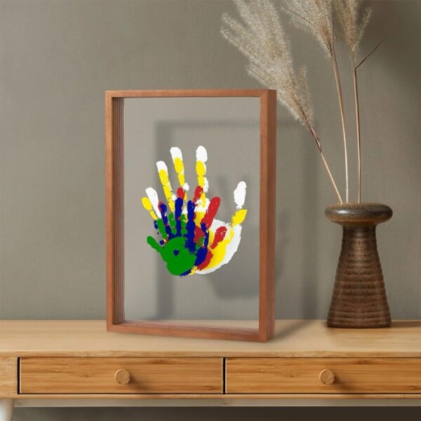 Lolynie Family Handprint Kit,Diy Craft Keepsake,Hand Print Photo Frame,Family Gifts For New Mom,New Baby,New Parents,Grandparents,Mother'S Day,Father'S Day,Adoption Day,Anniversary,1 Set
