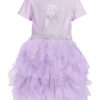 Disney Frozen Toddler Girl Short Sleeve Tutu Dress, Sizes 12M-5T