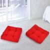 2 PCS 21'' x 21'' Patio Chair Seat Cushion Pads Indoor/Outdoor Turquoise