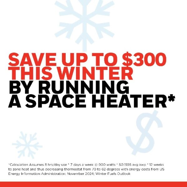 360 Surround Space Heater, Black, HHF360V