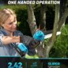6 inch Mini Chainsaw, Portable Electric Cordless Chainsaw Set,Battery Powered,Small Handheld Chain Saws Pruning for Tree Branches