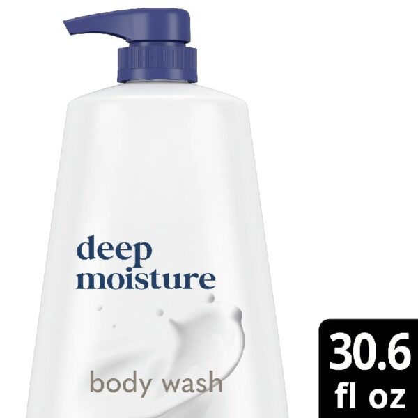 (3 pack) Deep Moisture Liquid Body Wash with Pump Nourishing for Dry Skin 30.6 oz