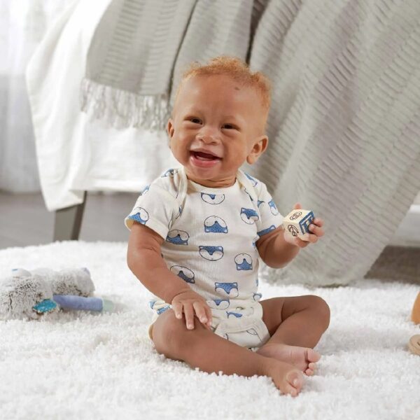 Baby Boy Short Sleeves Onesies Bodysuits, 8-Pack, Sizes Newborn-12M
