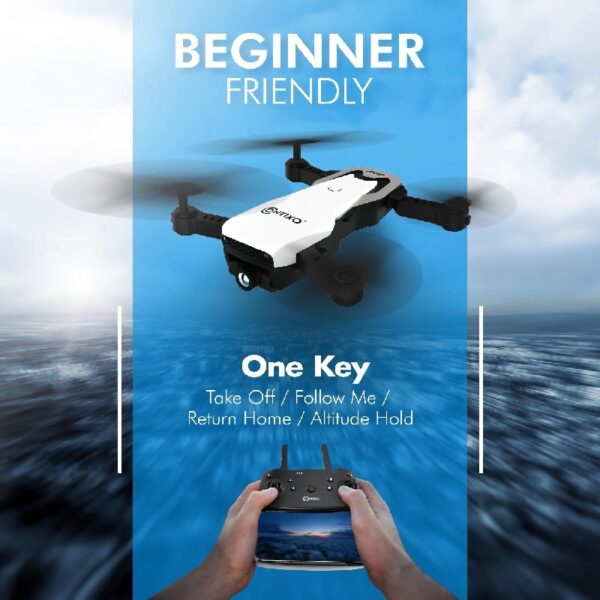 Drone with 1080P HD Camera, Foldable Design, Altitude Hold, 2.4GHz