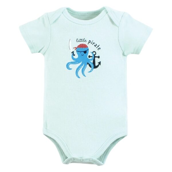 Short Sleeve Bodysuits, 5-Pack, Newborn- 24 Months