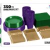 Exquisite 350 Piece Easter Plastic Disposable Party Plates & Dinnerware Combo Set
