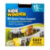 Sidewinder Camper RV Sewer Hose Support - Plastic, Multicolor, 15-Foot (43041)