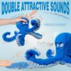 Dog Toys for Aggressive Chewers, Large Dog Toys to Keep Them Busy, Interactive Dog Toys, Squeaky Dog Toys, Tug of War Dog Toy, Crinkle Dog Toy (Blue Octopus)
