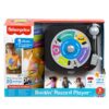 Rockin’ Record Player Musical Toy with Turntable & 5 Records for Toddler Pretend Play