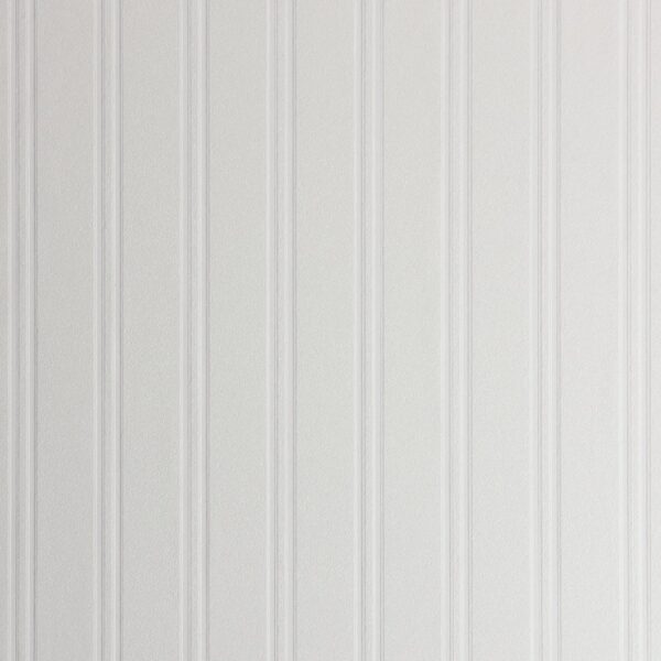 Gardens Beadboard Paintable Expanded Vinyl Wallpaper 20.9in x 33ft 56.4 Sq. ft.