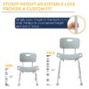 Safety Shower & Bath Stool Tub Bench Chair
