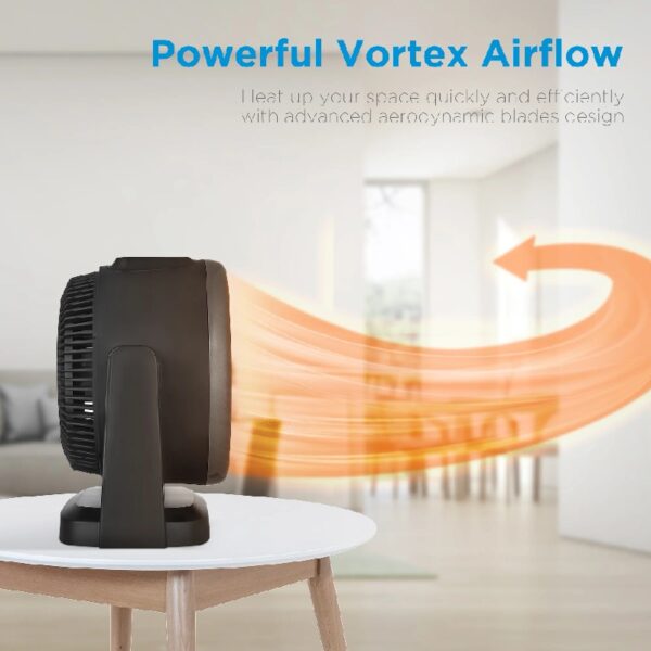 Portable 2-in-1 Space Heater + Fan, MSH23FT3DSB, Black, New