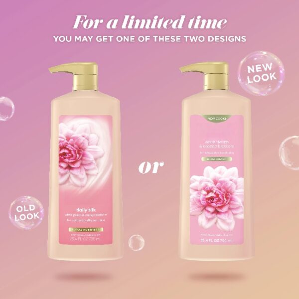 Body Wash with Pump Daily Silk With Silk Extract For Noticeably Silky 25.4 oz