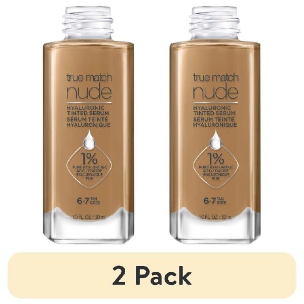 (2 pack) True Match Serum Foundation Makeup, 4.5-5.5 Rich Medium, 1 fl oz