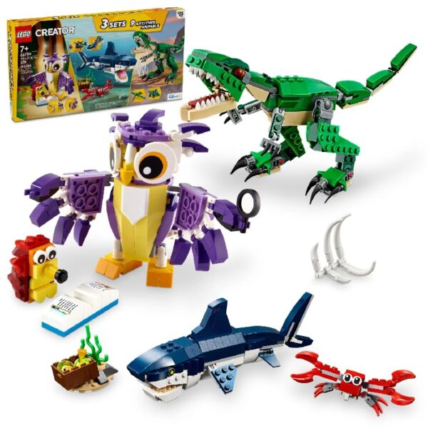 Creator Animal Gift Set, Build and Rebuild 9 Exciting Animal Toys in 1 Box, Gift for Nature Lovers, 66789