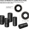 TW6009 Twist Socket 4 in Socket Size, 1/2 in Drive Size, Deep, 5 Piece