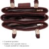 Women Satchel Handbags Top Handle Purse Medium Tote Bag Vegan Leather Shoulder Bag