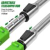 Cordless Weed Eaters, Battery Operated Weed Wacker, Weed Trimmer with 2 Batteries, Electric Grass Trimmer, Electric Edger for Lawns, 24V 650W Grass Cutting Machine, Green
