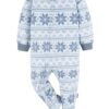 Baby and Toddler Neutral Microfleece Blanket Sleeper Pajamas, 3-Pack, Sizes 0/3M-5T