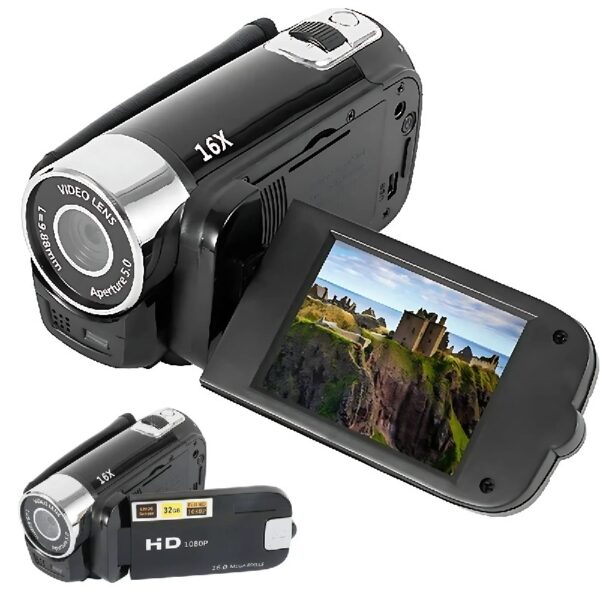 IFCOW Full HD 1080P 16x Zoom Digital Video Camera Camcorder Camera Recorder w/Mic & Speaker